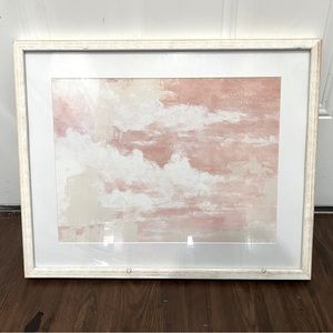 Great Wall Decor! Pink Watercolor Painting!